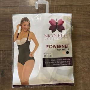 Nicolette Shapewear Powernet NS015 Beige New In Package XS‎